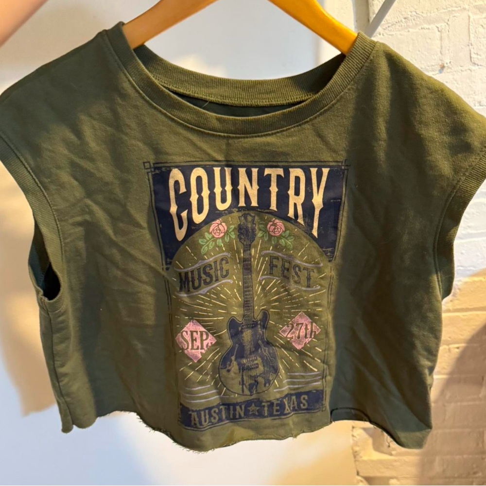 Country Music Fest Kids Shirt - Green